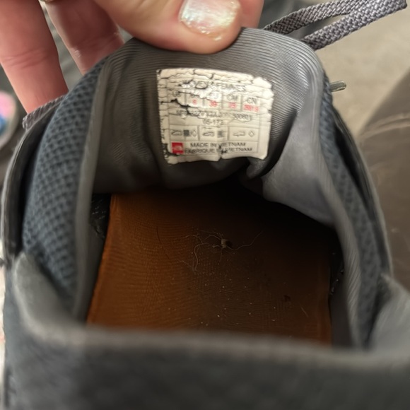 The North Face woman’s Charcoal and Mustard Athletic Shoes - Picture 6 of 6